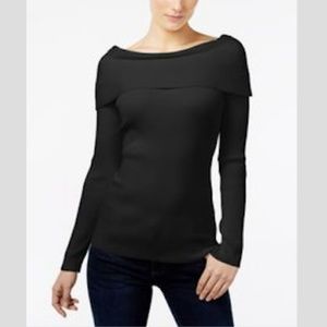 Black Off-Shoulder Top